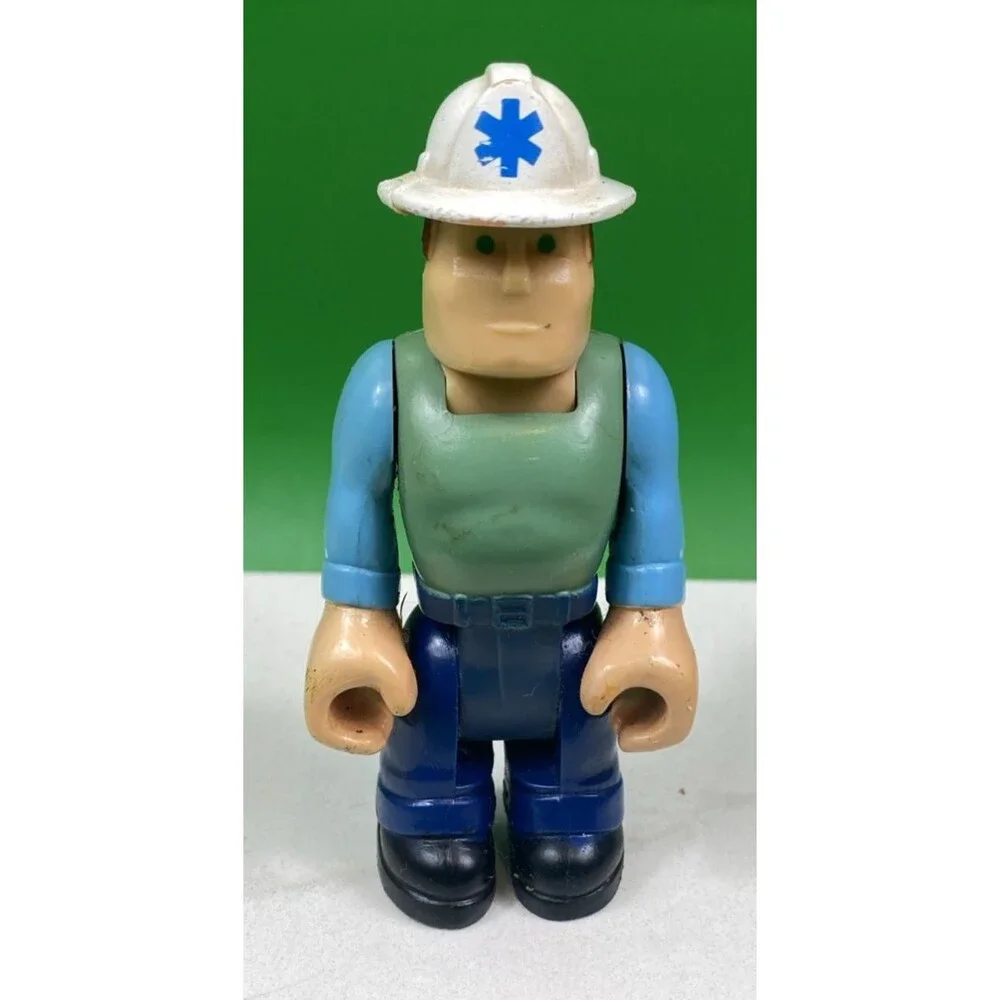 Lot of 5 Fisher Price Husky Helpers First Responders Produced 1978-1986